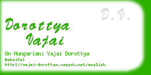 dorottya vajai business card